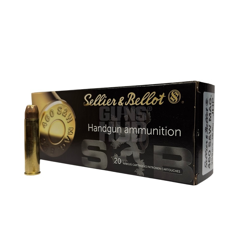 Amunicja S&B 460 S&W Mag JHP 16,5g