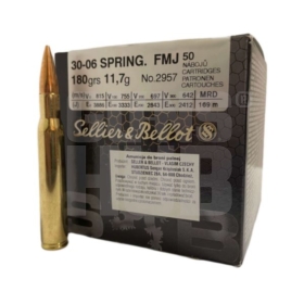 Amunicja S&B 30-06 FMJ Training 11,7g/180gr