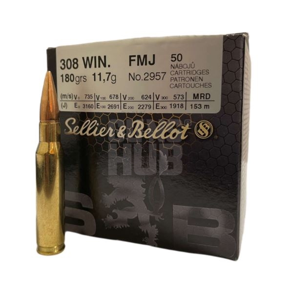 Amunicja S&B 308 Win FMJ Traning 11,7g/180gr