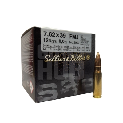 Amunicja S&B 7,62x39 FMJ 8.0 g Trainnig