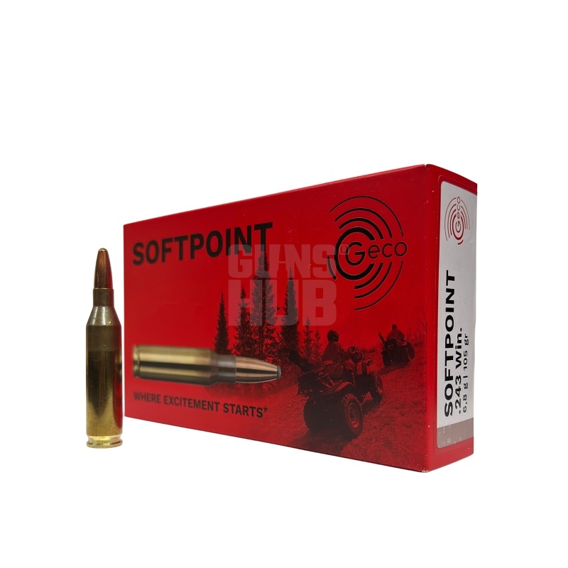 Amunicja Geco 243 Win SP 6,8g/105gr