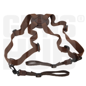 Szelki do lornetki 2Wolfs Forest brązowe