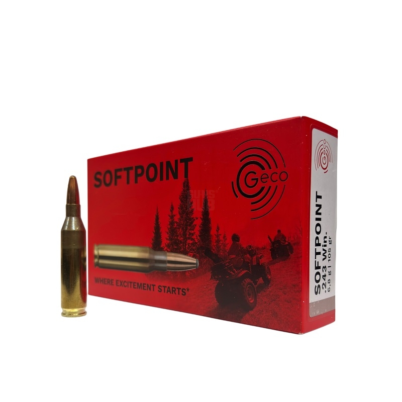 Amunicja Geco 243 Win SP 6,8g/105gr