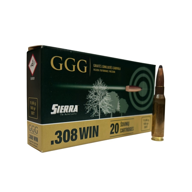 Amunicja GGG 308 Win SBT 180 gr.