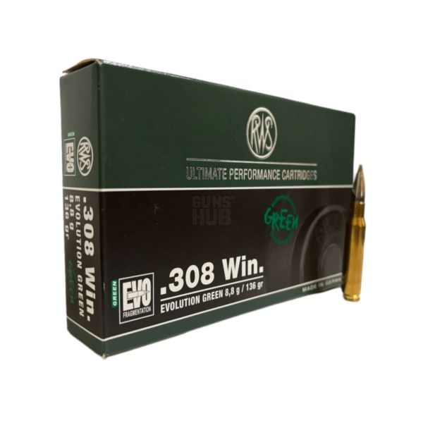 Amunicja RWS 308 Win Evo Green 8,8g/136gr