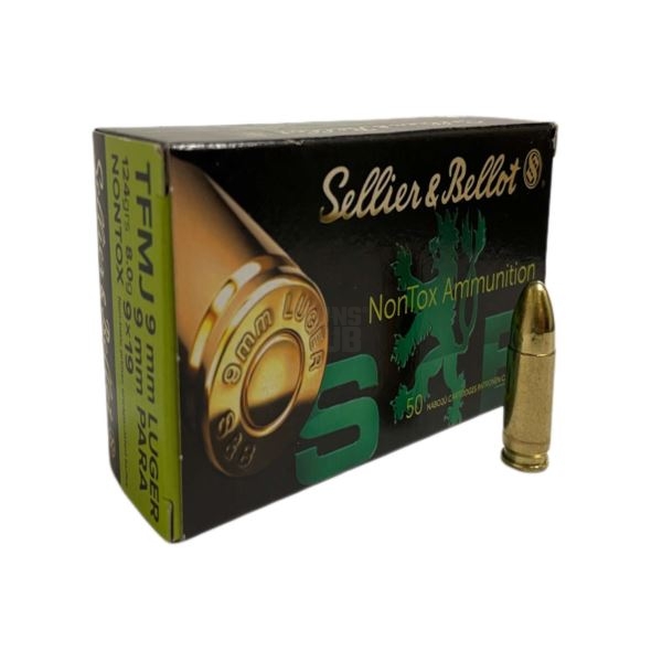 Amunicja S&B 9x19 TFMJ Nontox 8g/124gr