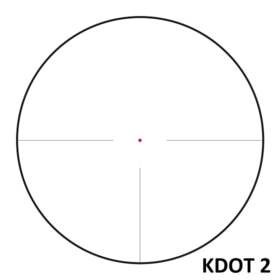Luneta Meopta Optika6 1-6x24 RD SFP K-Dot2