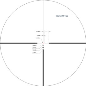 Luneta Vector Optics Continental x6 3-18x50 Hunt.