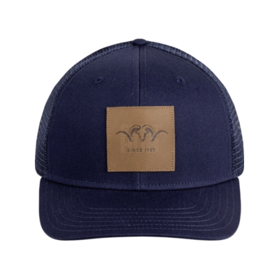Czapka Blaser Leather Badge dark blue