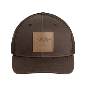 Czapka Blaser Leather Badge dark brown