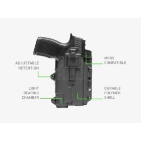 Kabura Alien Gear Photon Sig P365 IWB/OWB latarka