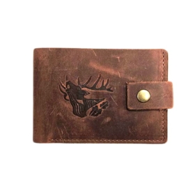 Portfel 2Wolfs Jager brązowy