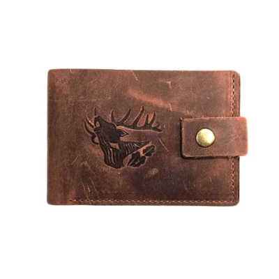 Portfel 2Wolfs Jager brązowy