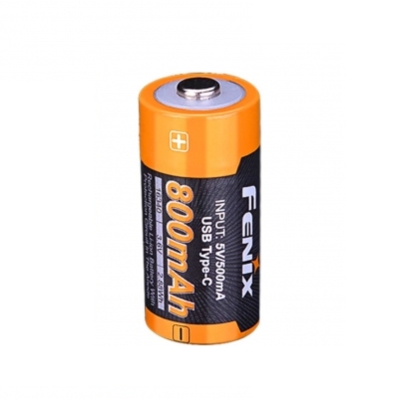 Akumulator Fenix USB ARB-L16U 16340 RCR123 800
