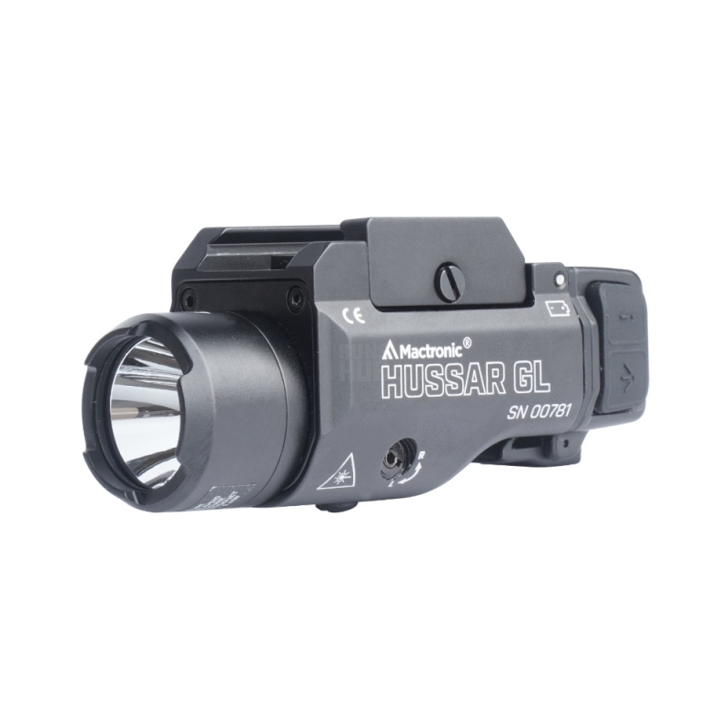 Latarka Mactronic Hussar GL 900lm zielony laser