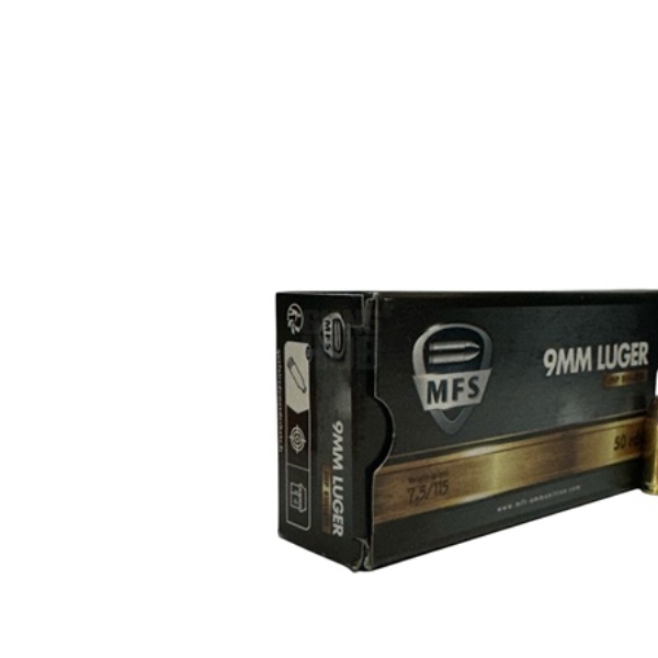 Amunicja MFS 9x19 JHP 7,5g/115gr