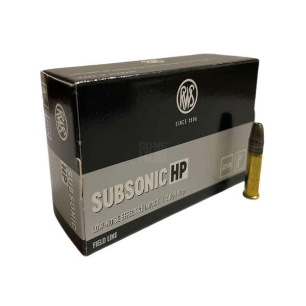 Amunicja RWS 22 LR SUBSONIC HP 2,6g/40gr