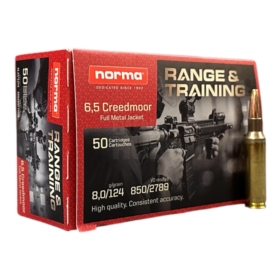 Amunicja Norma 6,5 Creedmoor FMJ 8g/124gr