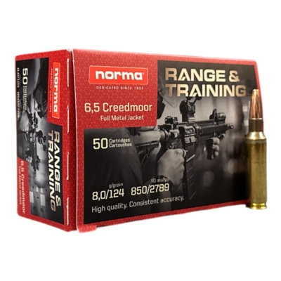 Amunicja Norma 6,5 Creedmoor FMJ 8g/124gr