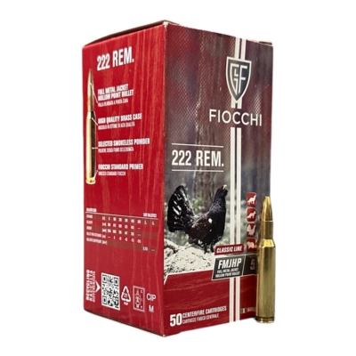 Amunicja Fiocchi 222 Rem FMJ HP 50gr