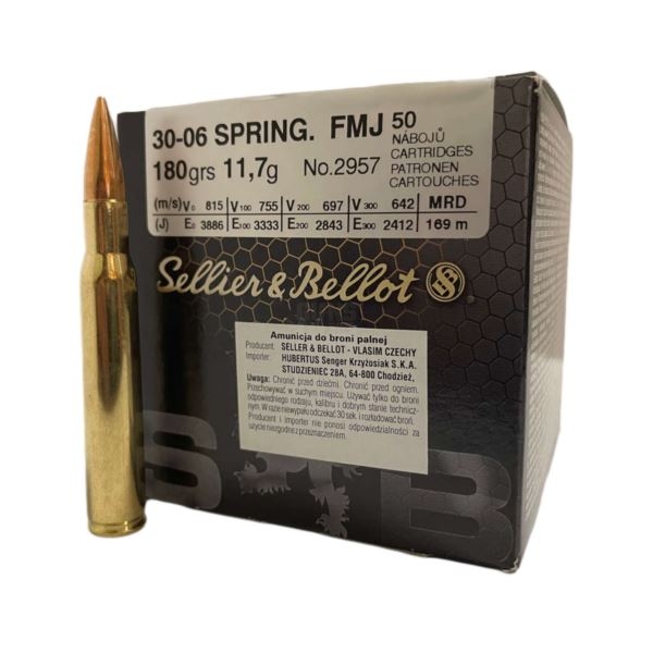 Amunicja S&B 30-06 FMJ Training 11,7g/180gr