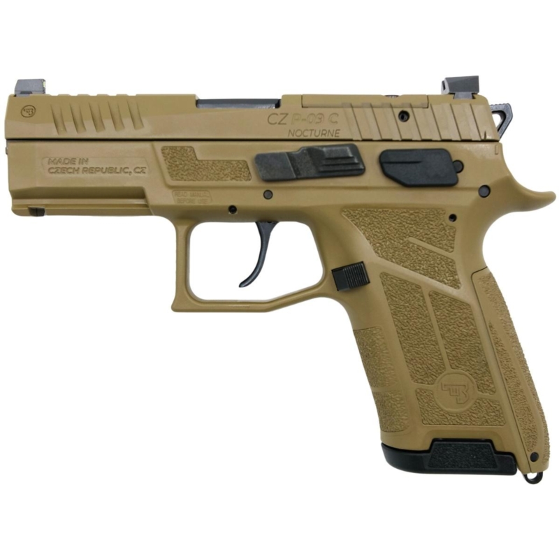 Pistolet CZ P-09 C Nocturne FDE