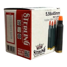 Amunicja Sterling 5,56x45 Gumowa