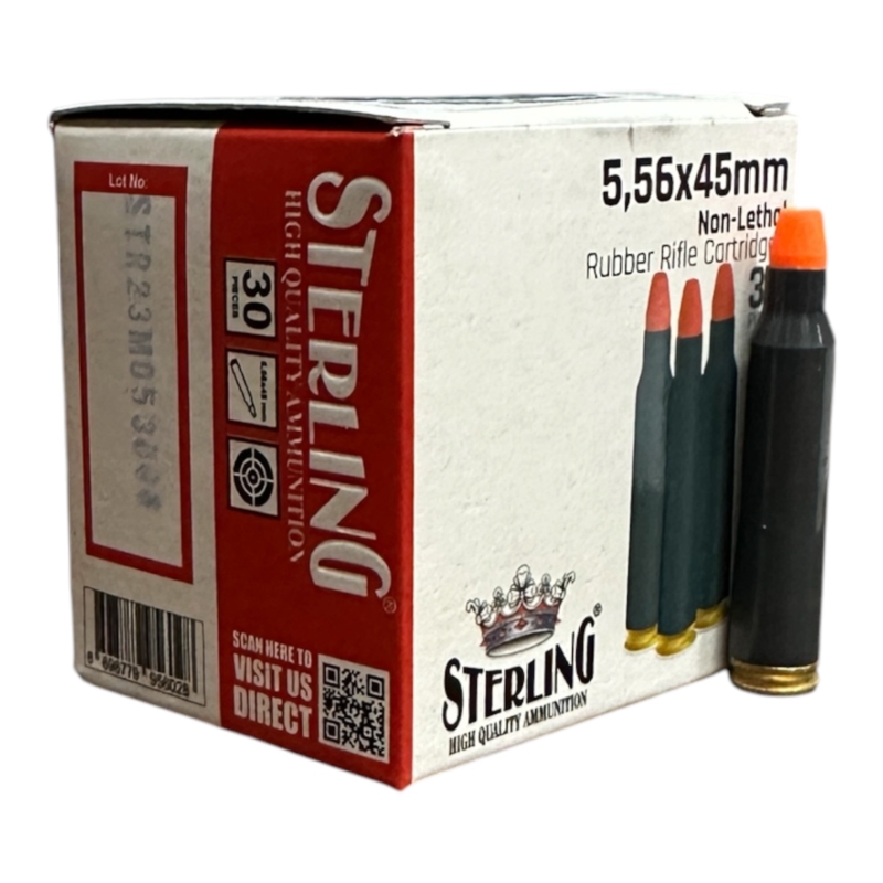 Amunicja Sterling 5,56x45 Gumowa
