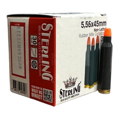 Amunicja Sterling 5,56x45 Gumowa