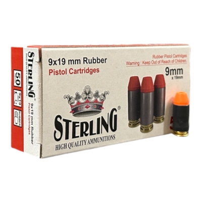 Amunicja Sterling 9x19 Gumowa Frangible 4,2g