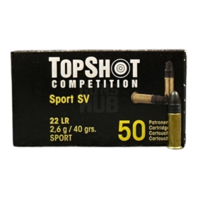 Amunicja TopShot 22 LR Black Edition 2,6g/40 gr