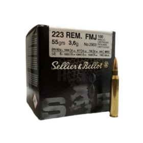 Amunicja S&B 223 Rem FMJ 3,6g/55gr 100szt.