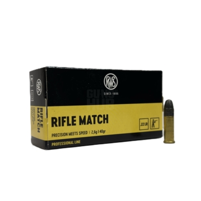 Amunicja RWS 22 LR Rifle Match S 2,6g/40gr