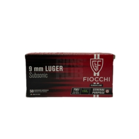 Amunicja Fiocchi 9x19 Subsonic FMJ 158gr