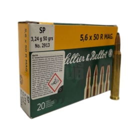 Amunicja S&B 5,6x50 R Mag SP 3,24g/50gr