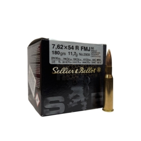 Amunicja S&B 7,62x54 R FMJ Training11,7g/180gr