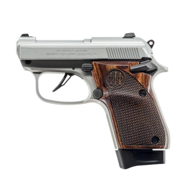 Pistolet Beretta 30X Tomcat Inox/Black Wood MT 32 ACP