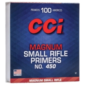 Spłonki CCI Primer 450 Small Rifle Magnum