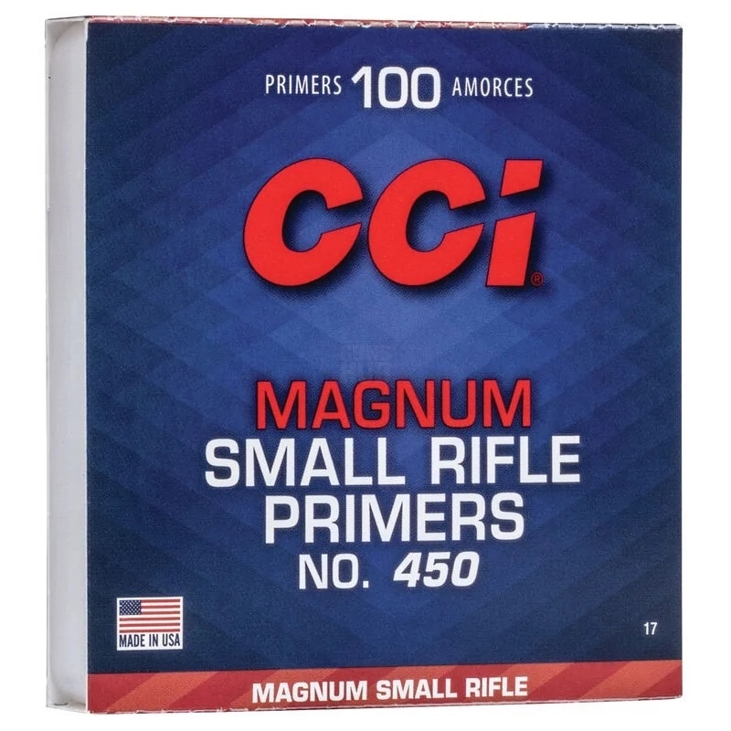 Spłonki CCI Primer 450 Small Rifle Magnum