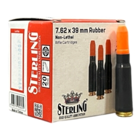 Amunicja Sterling 7,62x39 Gumowa